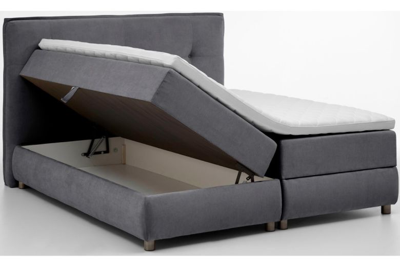 Boxspring bed 160x200 - Tilo (With storage box)