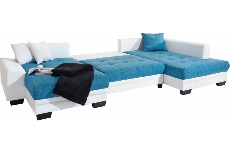 U-образный диван - Nikita (Pаскладной с ящиком для белья)