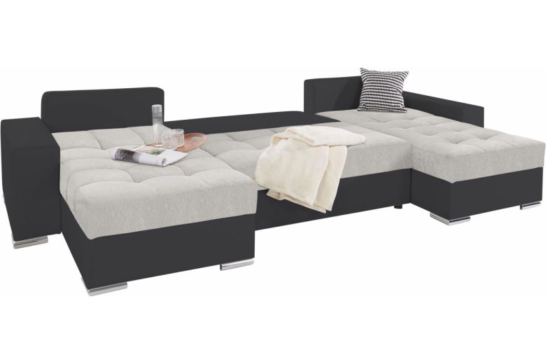U shape sofa - Josy1 (Pull-out with storage box)