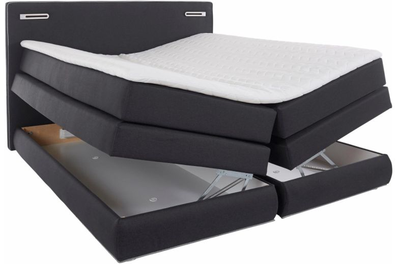 Boxspring bed 180x200 - Rubona (With storage box)