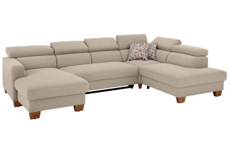 U shape sofa - Steve (Pull-out with storage box)