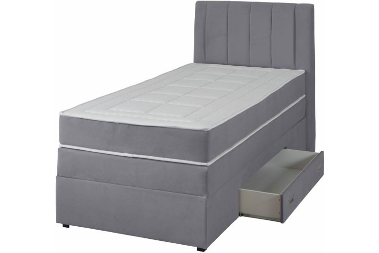 Boxspring bed 100x200 - Sarah (With storage box)