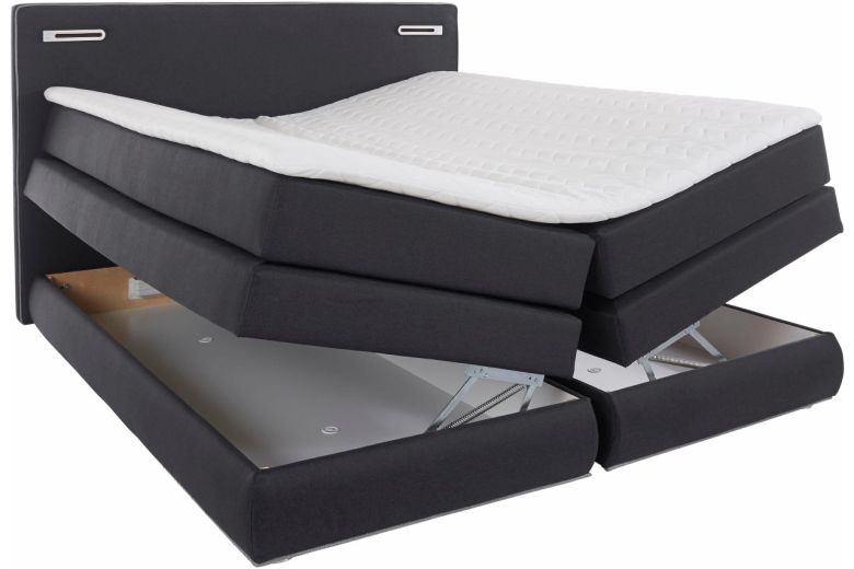 Boxspring bed 180x200 - Rubona (With storage box)