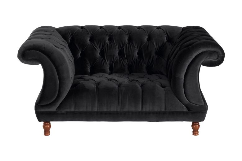 Stolmar 2er-Sofa Izabelle - Schwarz