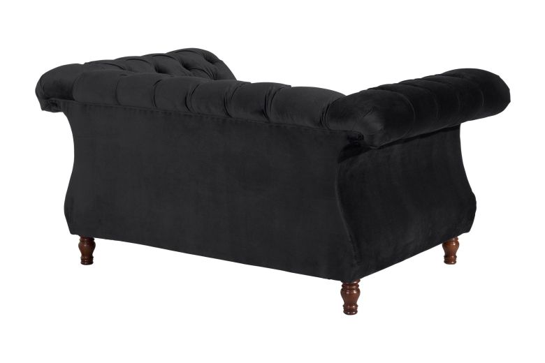 Stolmar 2er-Sofa Izabelle - Schwarz