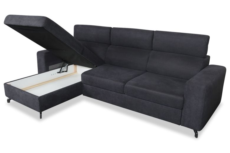 Corner sofa - Toulouse (Pull-out with storage box)
