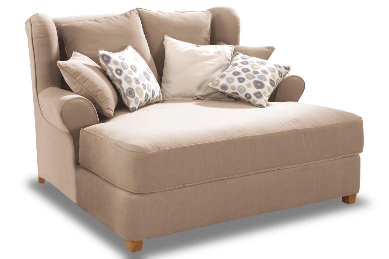 Stolmar Bigsessel XXL Still in Love - Beige mit Federkern