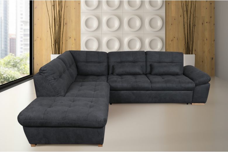 Corner sofa XL - Hugo (Pull-out with storage box) Corner sofa XL - Hugo (Pull-out with storage box)