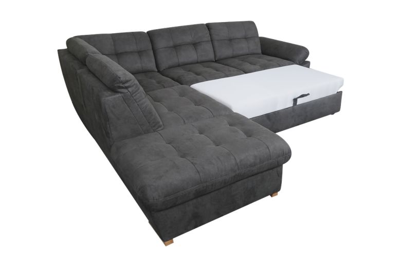 Corner sofa XL - Hugo (Pull-out with storage box) Corner sofa XL - Hugo (Pull-out with storage box)