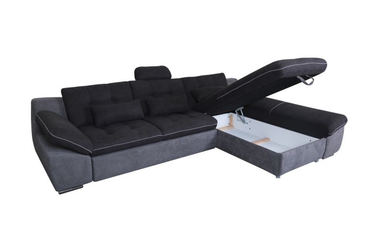 Corner sofa - Milo (Pull-out with storage box)