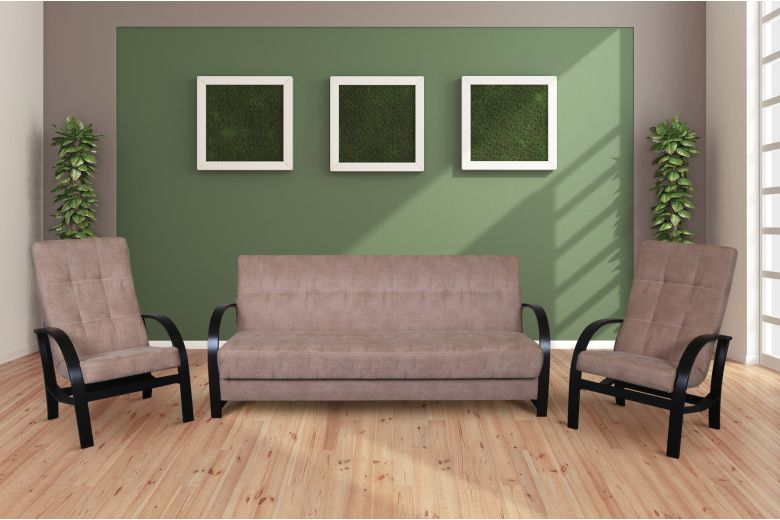 Furniture set 3+1+1 - Malmo 47452 (Pull-out with storage box)