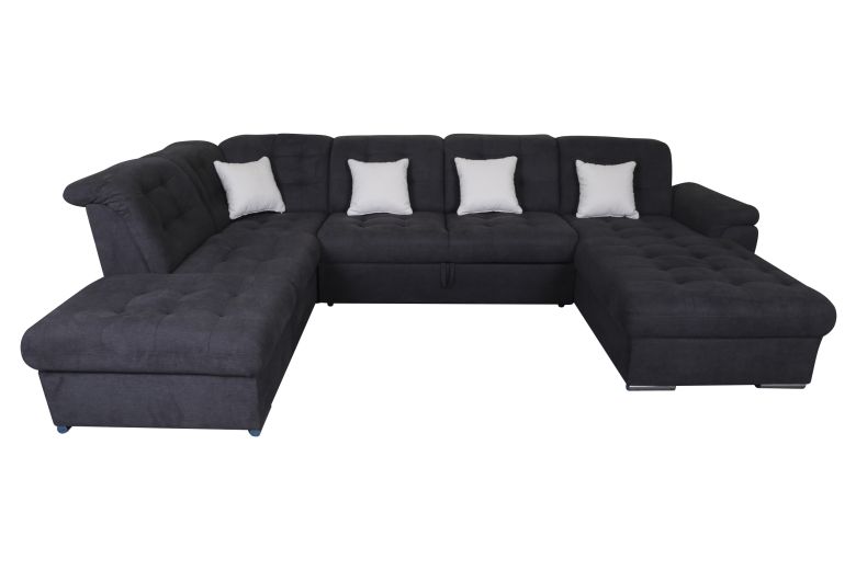 U shape sofa - Bilbao (Pull-out with storage box)