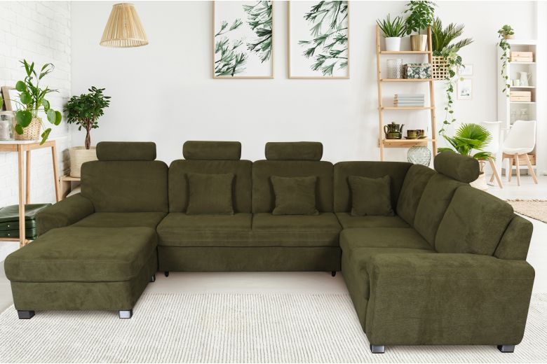 U shape sofa - Plaza (Pull-out with storage box)