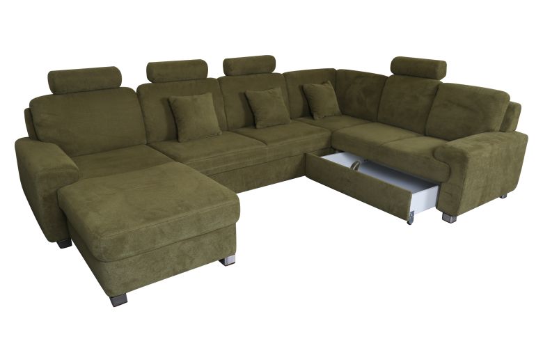 U shape sofa - Plaza (Pull-out with storage box)