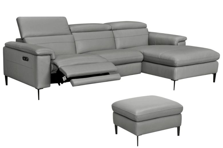 Leather corner sofa - Sacramento