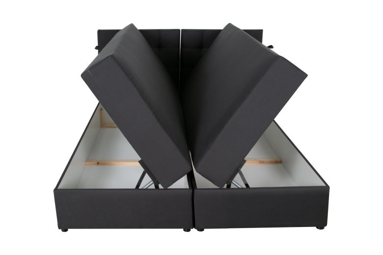 Boxspring bed 180x200 - Melzo (Pull-out with storage box)