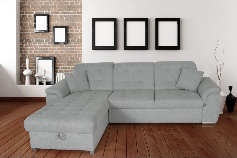 Corner sofa - Bilbao (Pull-out with storage box)
