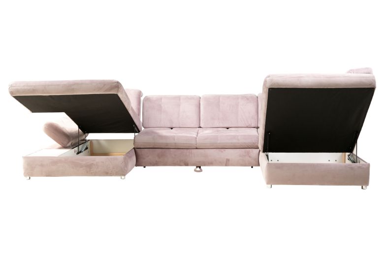 U shape sofa - Arezza-P (Pull-out with storage box)