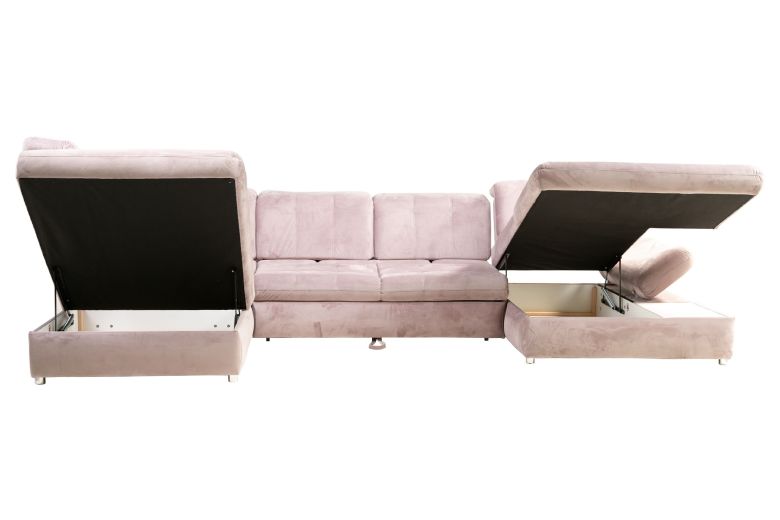 U-образный диван - Arezza-P (Pаскладной с ящиком для белья)