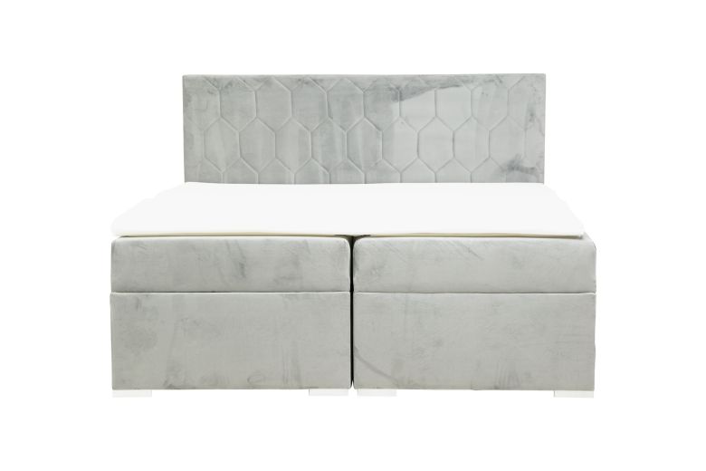 Boxspring bed 180x200 - Pilato (Pull-out with storage box)