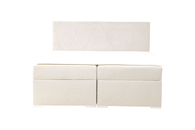 Boxspring bed 180x200 - Lara (Pull-out with storage box)