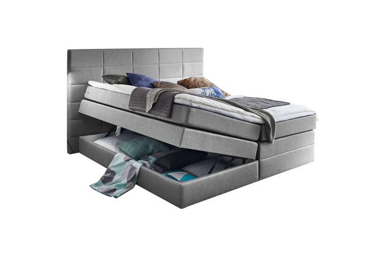 Boxspring bed 180x200 - Atlantic (With storage box)