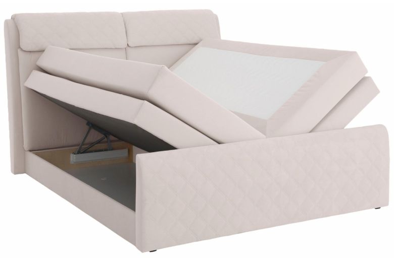 Boxspring bed 180x200 - Chester (With storage box)