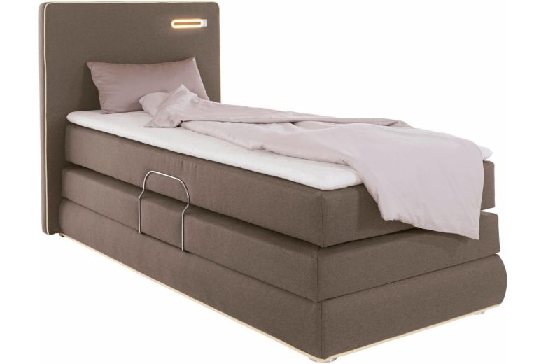 Boxspring bed 90x200 - Rubona (With storage box)