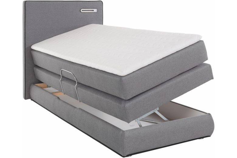 Boxspring bed 90x200 - Rubona (With storage box)