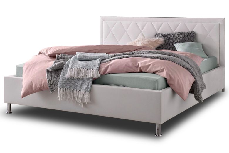 Upholstered bed 180x200 - Johanna (With storage box)