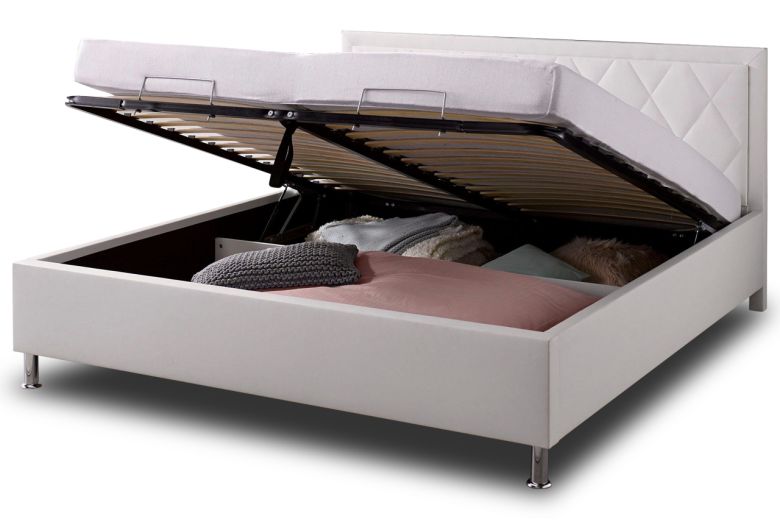 Upholstered bed 180x200 - Johanna (With storage box)