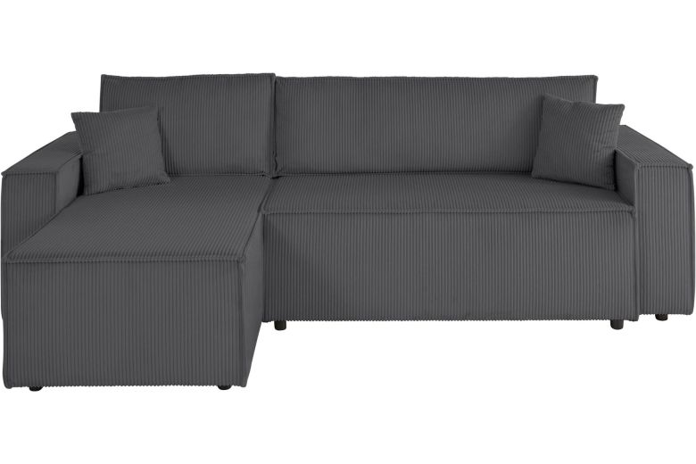 Corner sofa - Cassi (Pull-out bed with storage box)