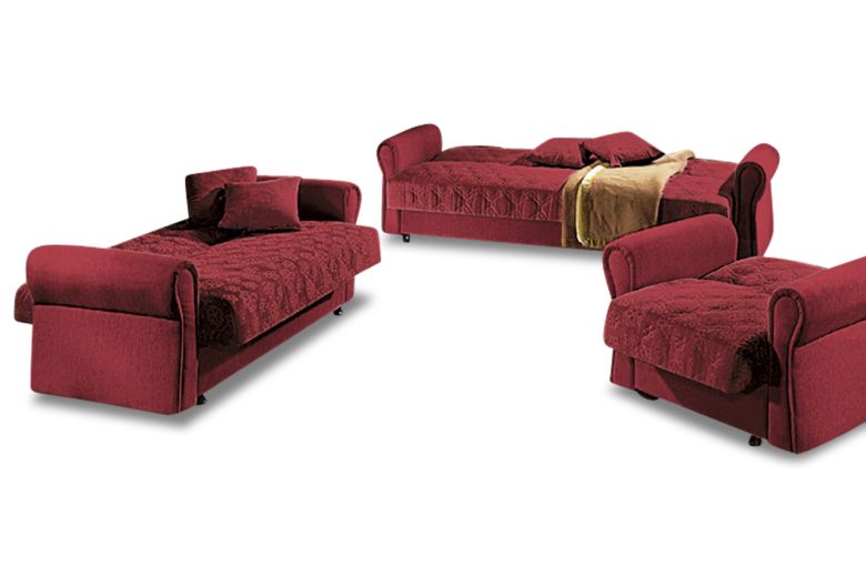 Furniture set 3+2+1 - Star (Pull-out with storage box)