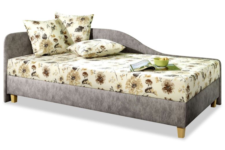 Upholstered bed 100x200 - Studiolige (With storage box)