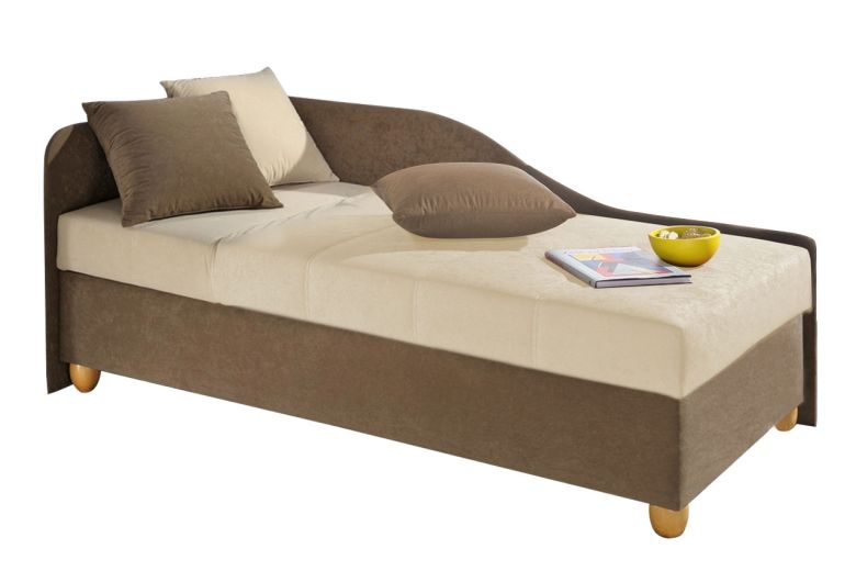 Upholstered bed 90x200 - Studiolige (With storage box)