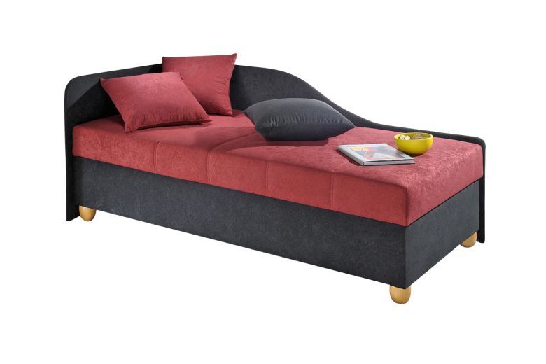 Upholstered bed 90x200 - Studiolige (With storage box)