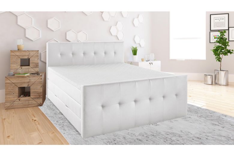 Boxspring bed 180x200 - Star (With storage box)