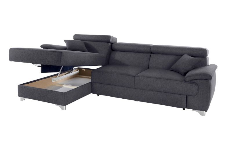 Corner sofa - Mira (Pull-out with storage box)