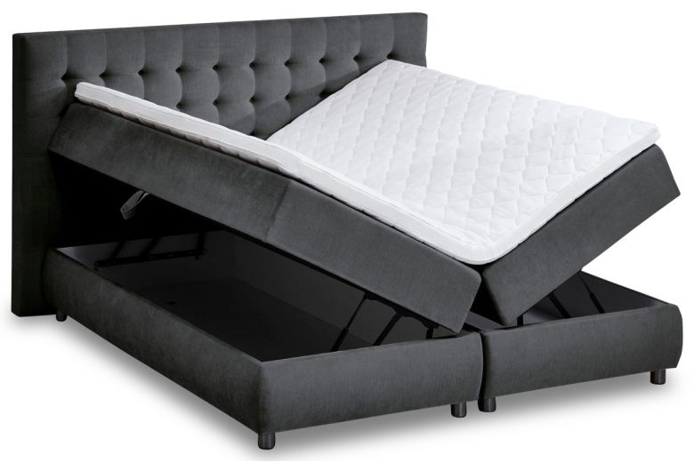 Boxspring bed 180x200 - Tina (With storage box)