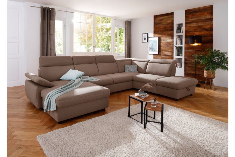 U shape sofa - Mauritius (Pull-out with storage box)