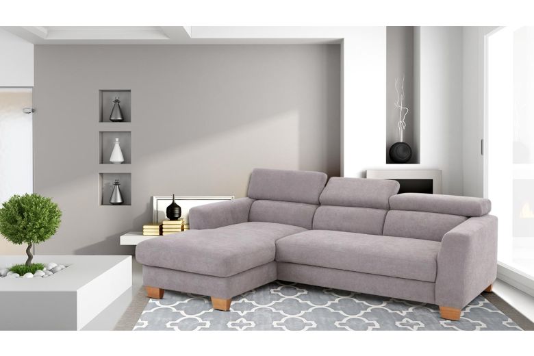 Corner sofa - Steve Luxus (Pull-out with storage box)