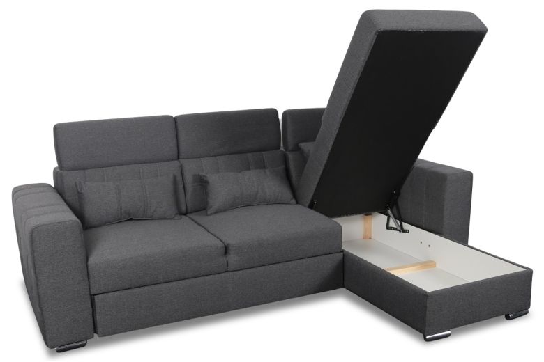 Угловой диван - Lucca - P (Pаскладной с ящиком для белья)