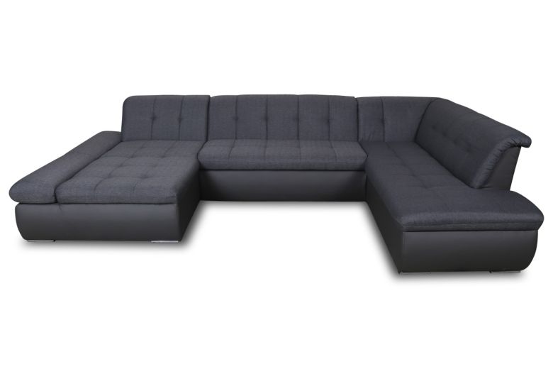 Wohnlandschaft Moric Kis rechts - mit Schlaffunktion - Grau