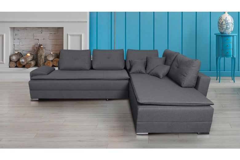 Угловой диван ХL - N&D-P (Pаскладной с ящиком для белья)