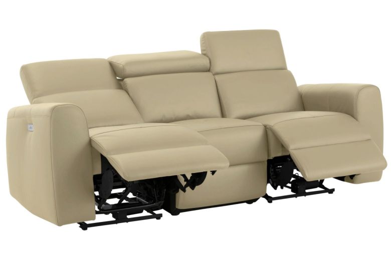 Кожаный 3-местный диван - Sentrano