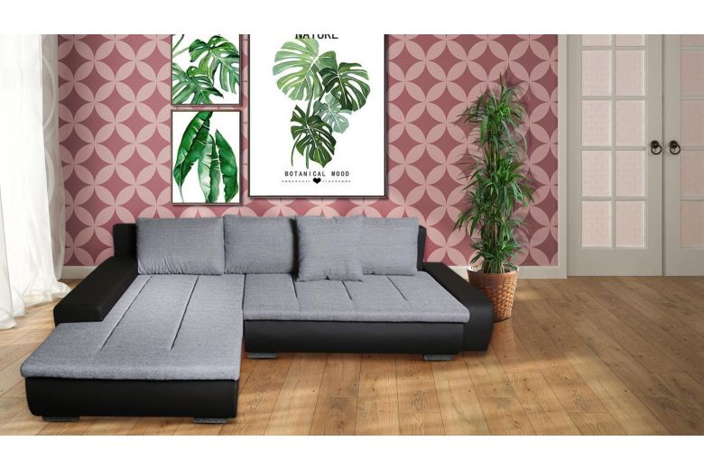 Угловой диван - Solano-P (Pаскладной с ящиком для белья)