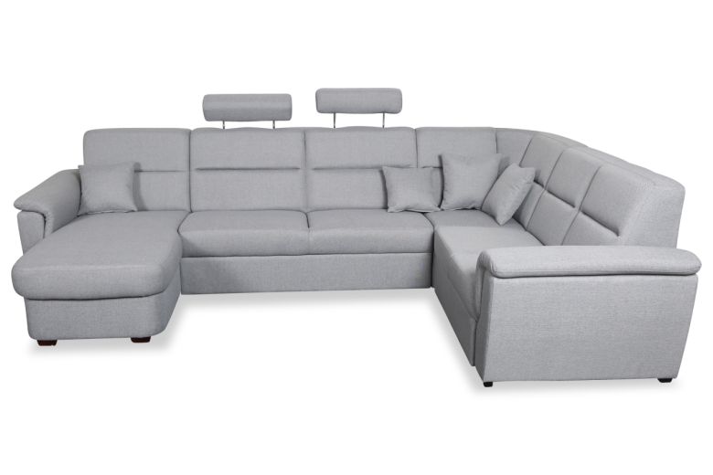 U-образный диван - Benito-P (Pаскладной с ящиком для белья)