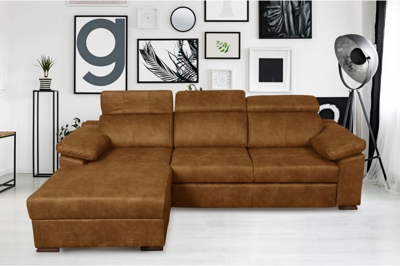 Corner sofa - Laila-P (Pull-out with storage box)