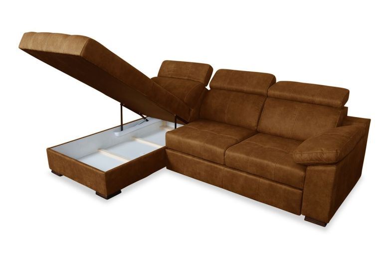 Corner sofa - Laila-P (Pull-out with storage box)