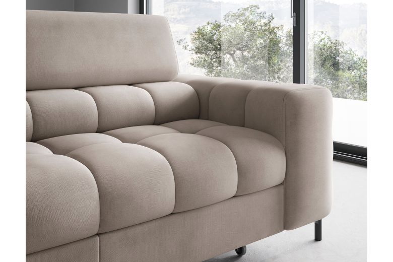 Corner sofa - Ferucce (Pull-out bed with storage box)